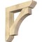Ekena Millwork Westlake Slat Rough Sawn Bracket w/ Offset Brace, Douglas Fir, 8"W x 38"D x 38"H BKT0806X38X38WTL06RDF - alternate 1